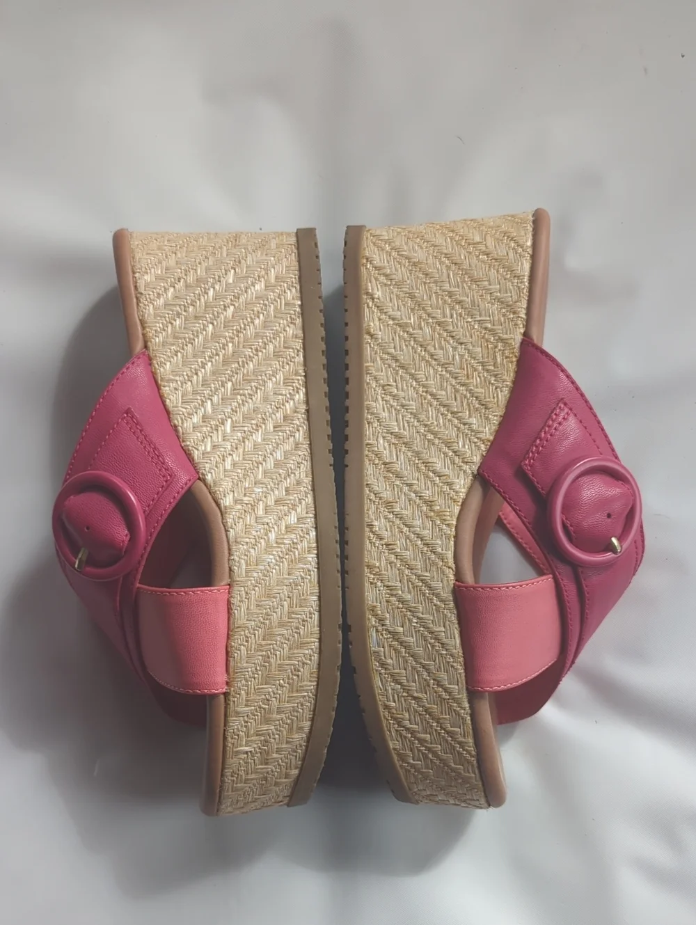 Baretraps Womens Sandals Wedge Pink Punch Sydney Coquette Cottagecore Dainty 6.5